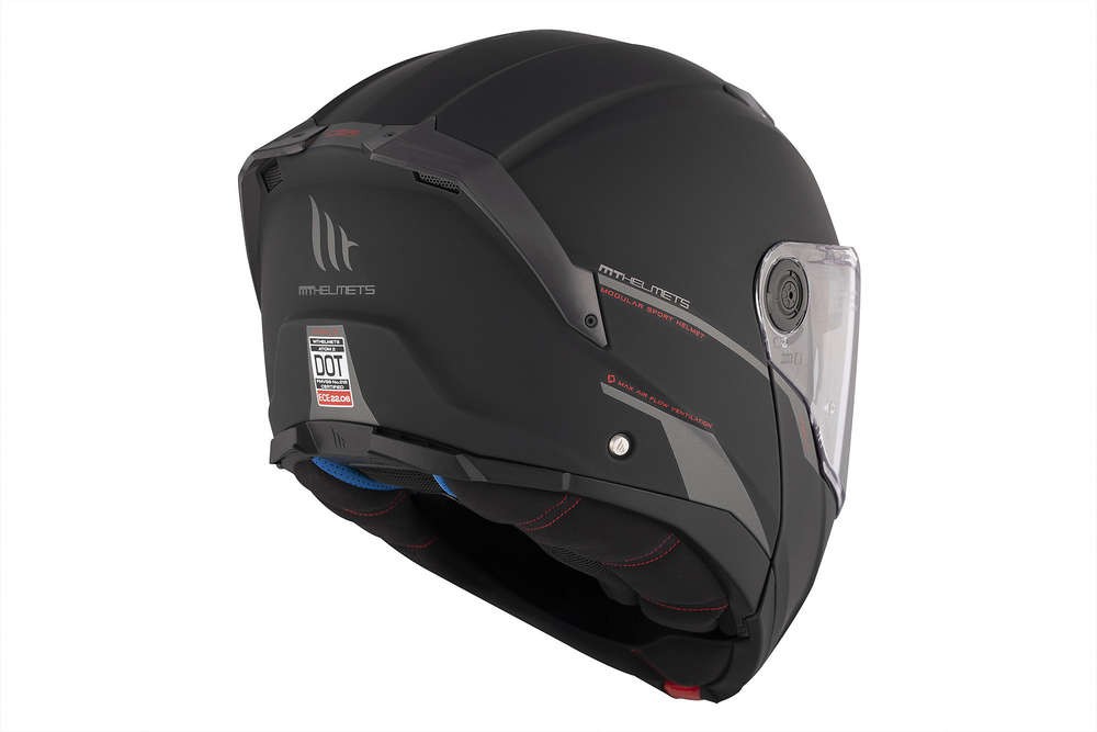 Casco Modular MT ATOM 2 SV SOLID A1 NEGRO MATE