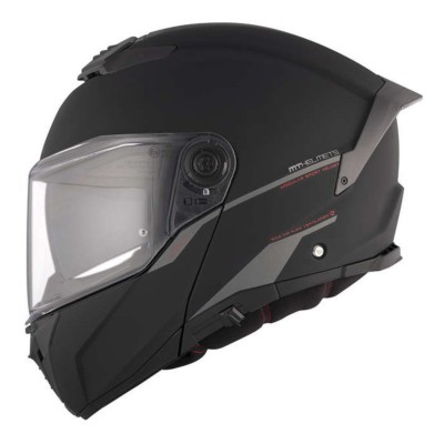 Casco Modular MT ATOM 2 SV SOLID A1 NEGRO MATE