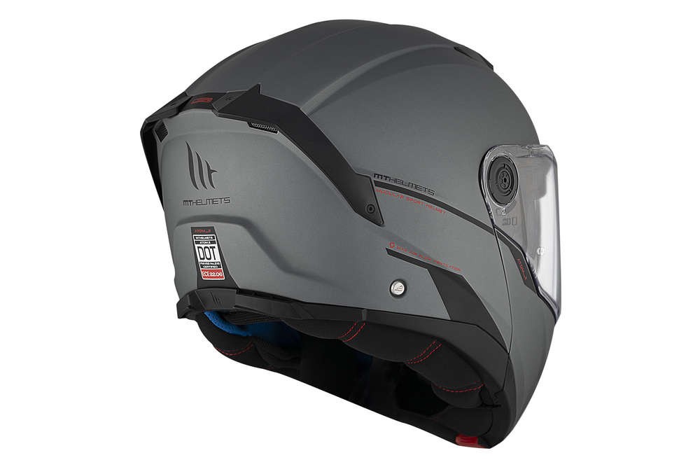 Casco Modular MT ATOM 2 SV SOLID A2 TITANIO MATE 4