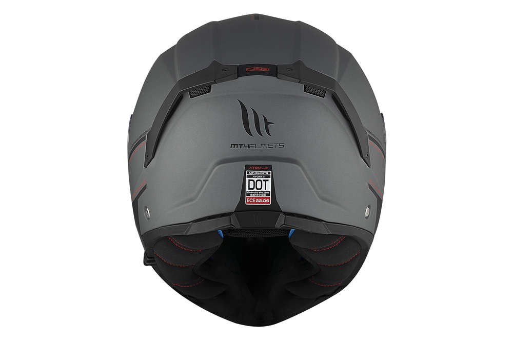 Casco Modular MT ATOM 2 SV SOLID A2 TITANIO MATE 6