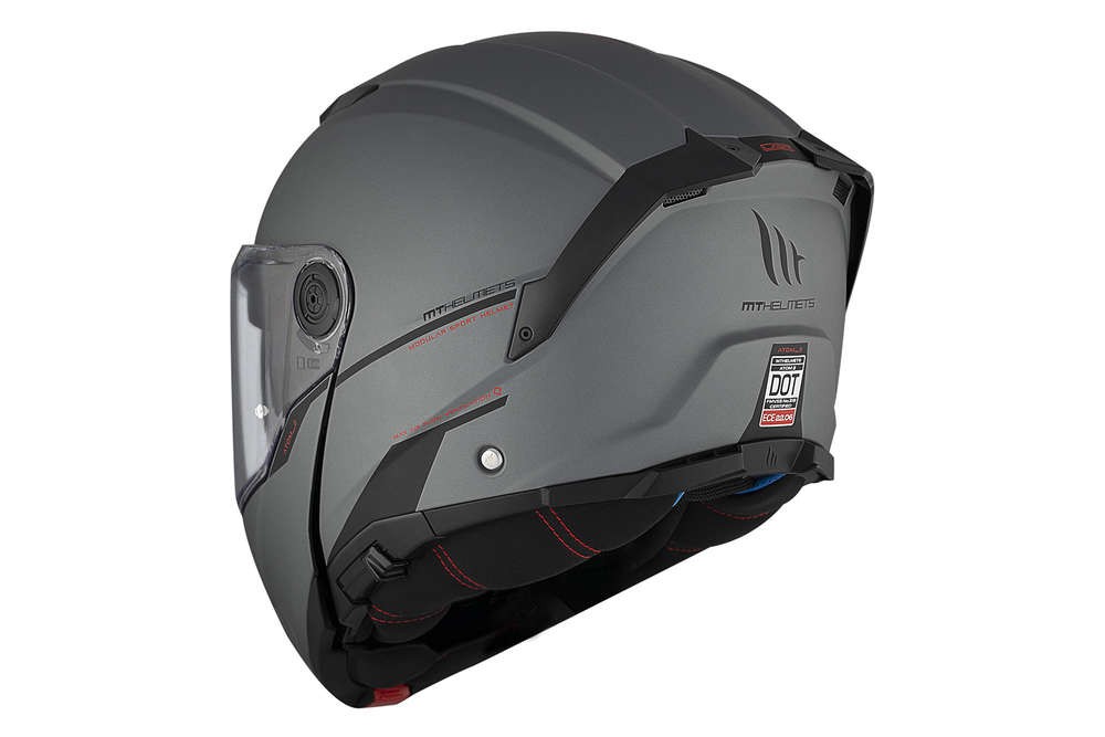 Casco Modular MT ATOM 2 SV SOLID A2 TITANIO MATE 2