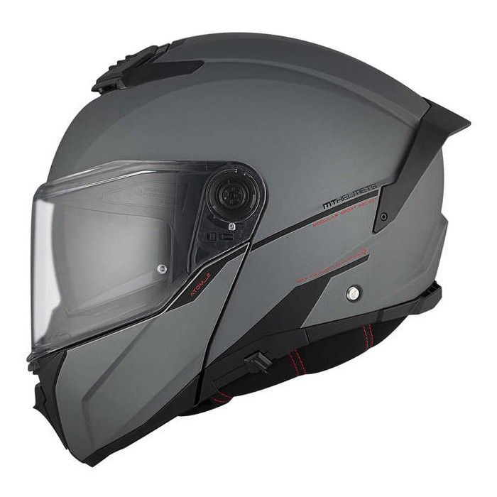 Casco Modular MT ATOM 2 SV SOLID A2 TITANIO MATE