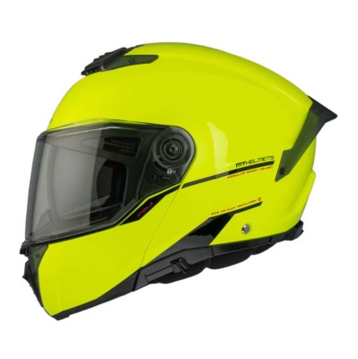 Casco Modular MT ATOM 2 SV SOLID A3 AMARILLO FLUOR BRILLO