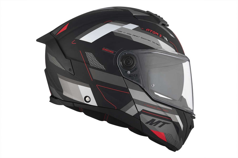 Casco Modular MT ATOM 2 SV BAST D5 NEGRO/GRIS MATE 7