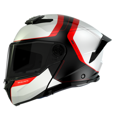 Casco Modular MT ATOM 2 SV EMALLA B0 BLANCO MATE