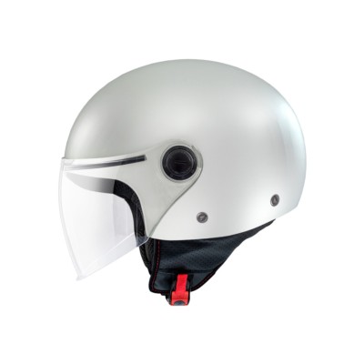 Casco Integral MT STREET S SOLID A0 Blanco Brillo