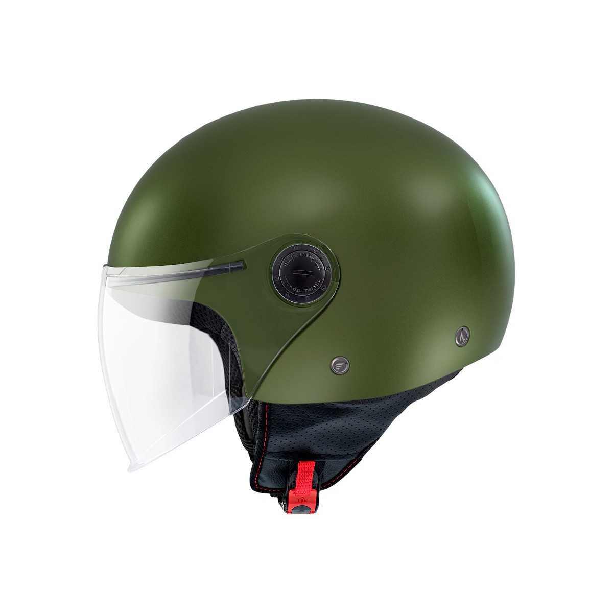 Casco Jet MT STREET S SOLID A6 Verde Mate