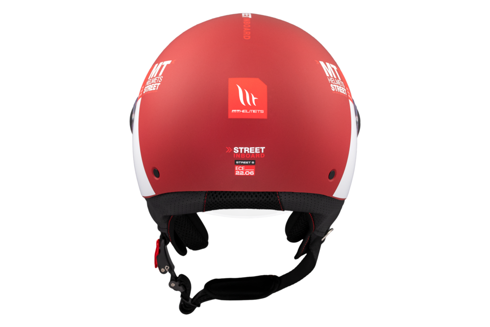 Casco Jet MT STREET S INBOARD C5 Rojo mate 8