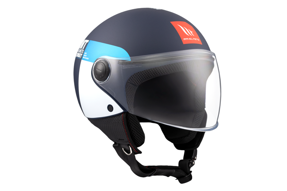 Casco Jet MT STREET S INBOARD C7 Azul mate 5