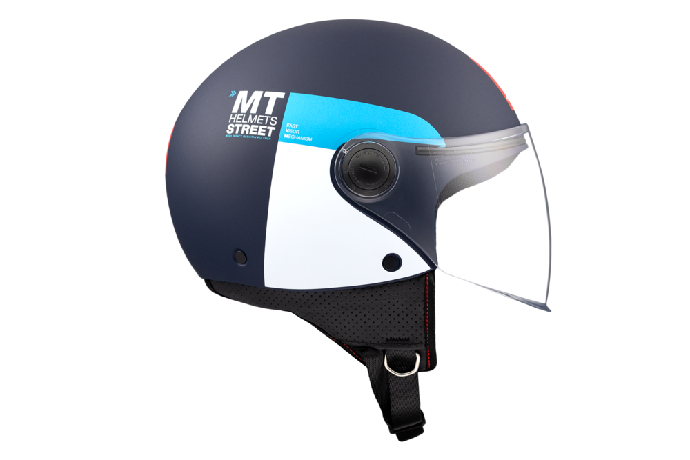 Casco Jet MT STREET S INBOARD C7 Azul mate 3