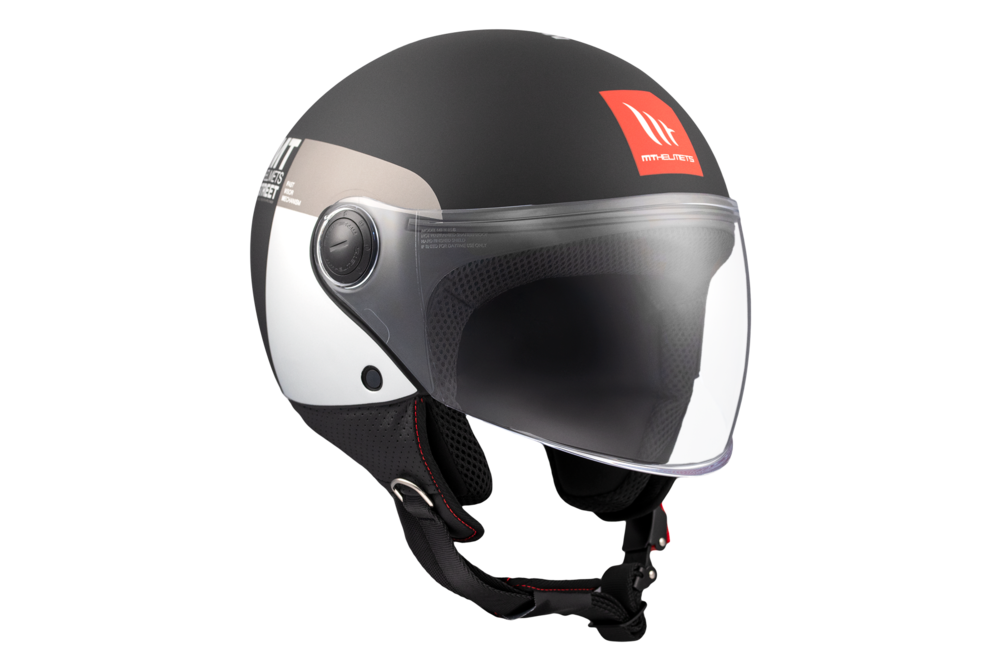 Casco Jet MT STREET S INBOARD D2 Negro/Gris mate 4