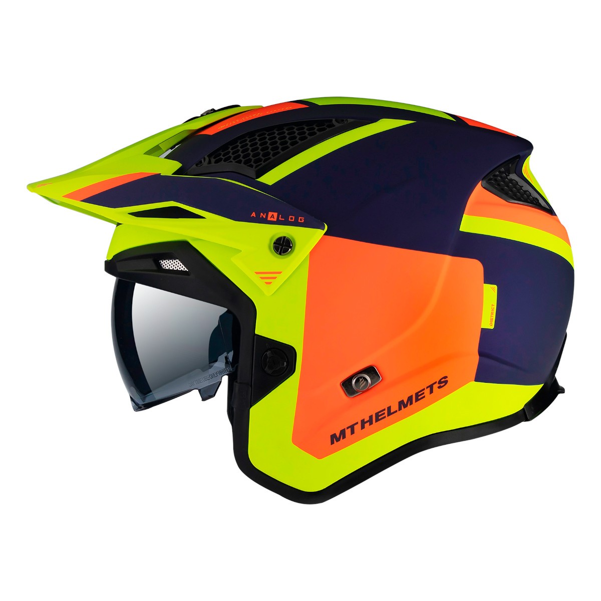 Casco Jet / Trial MT DISTRICT SV S Analog D27 Mate