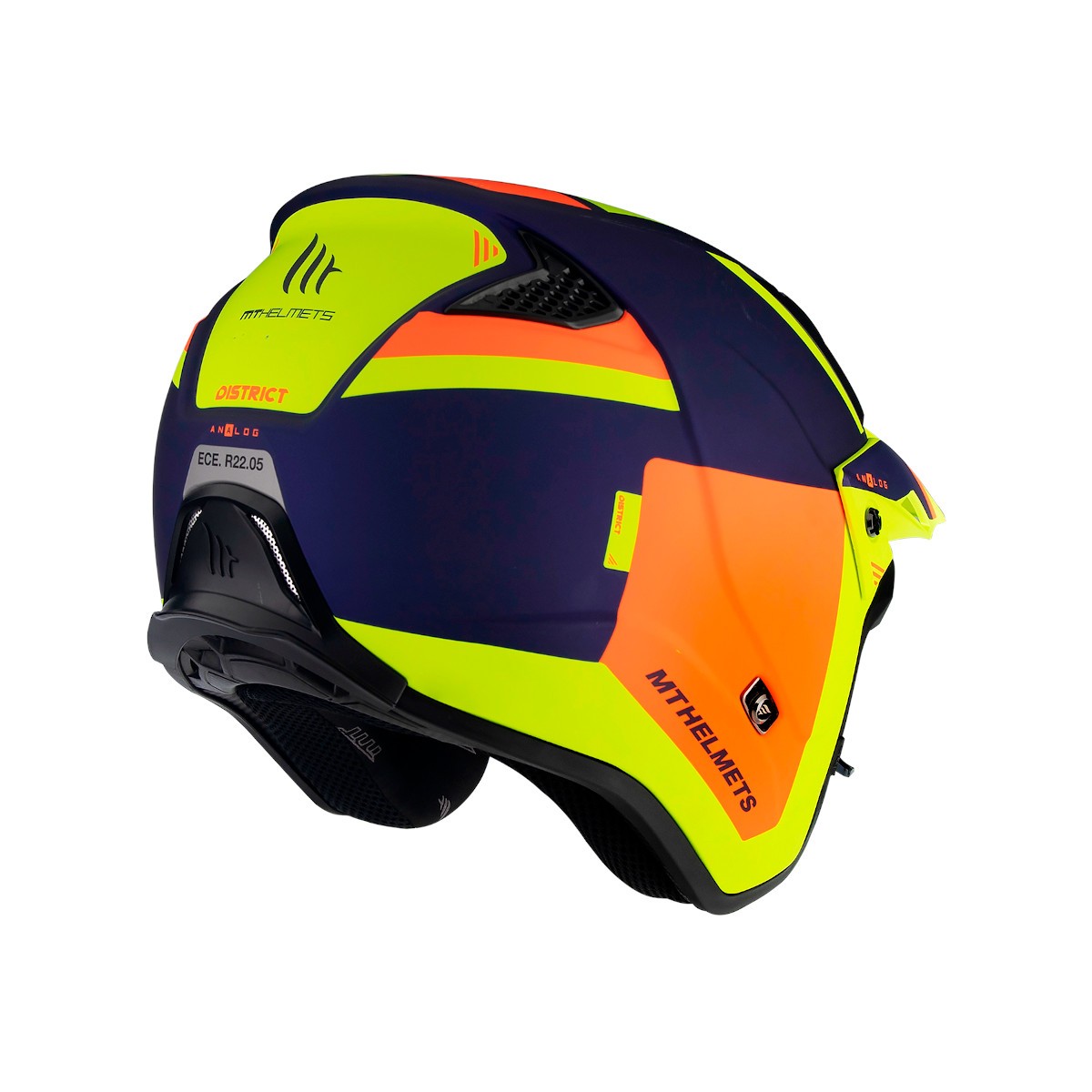 Casco Jet / Trial MT DISTRICT SV S Analog D27 Mate