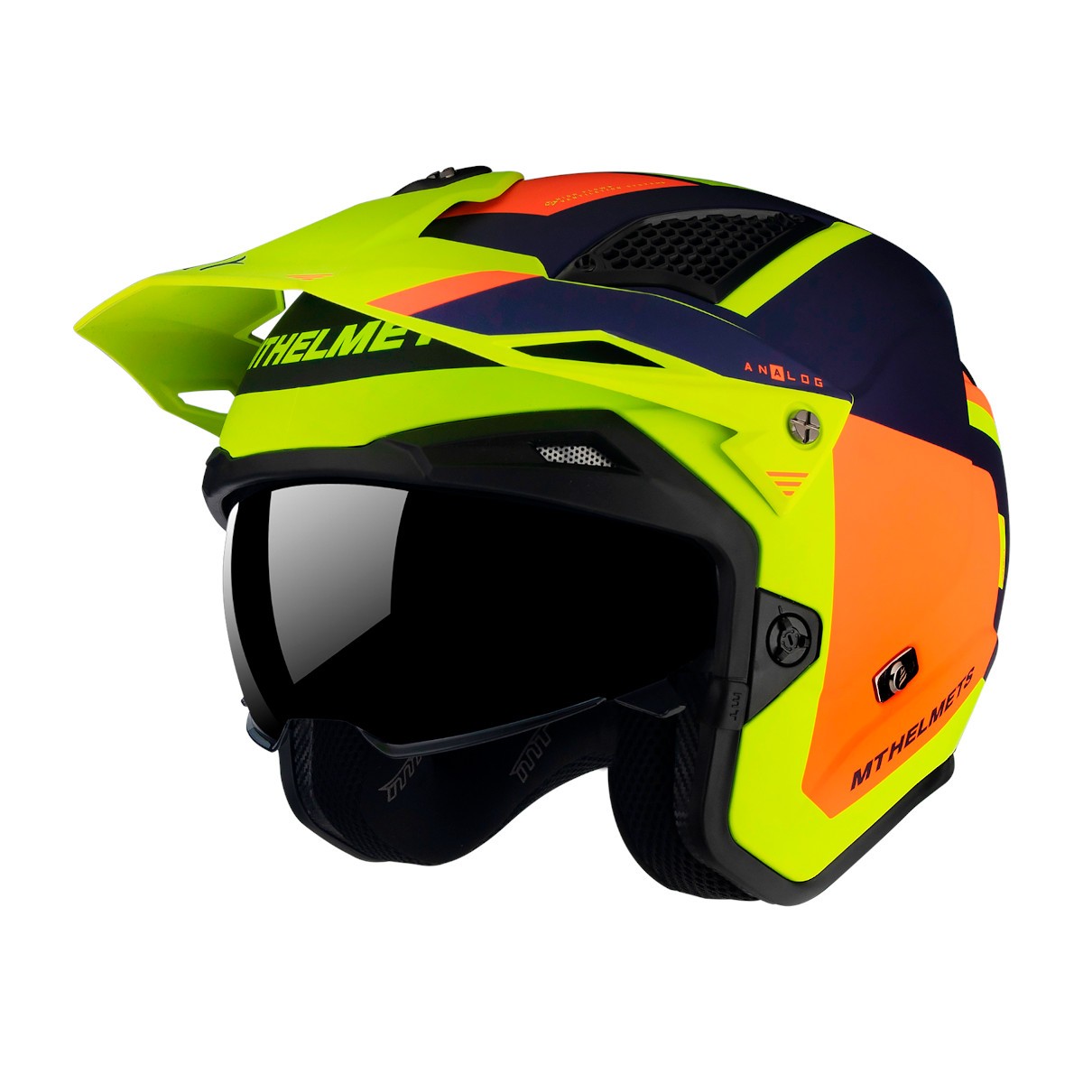 Casco Jet / Trial MT DISTRICT SV S Analog D27 Mate