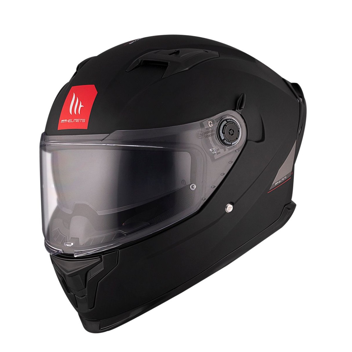 Casco Integral MT BRAKER SV SOLID A1 Negro Brillo