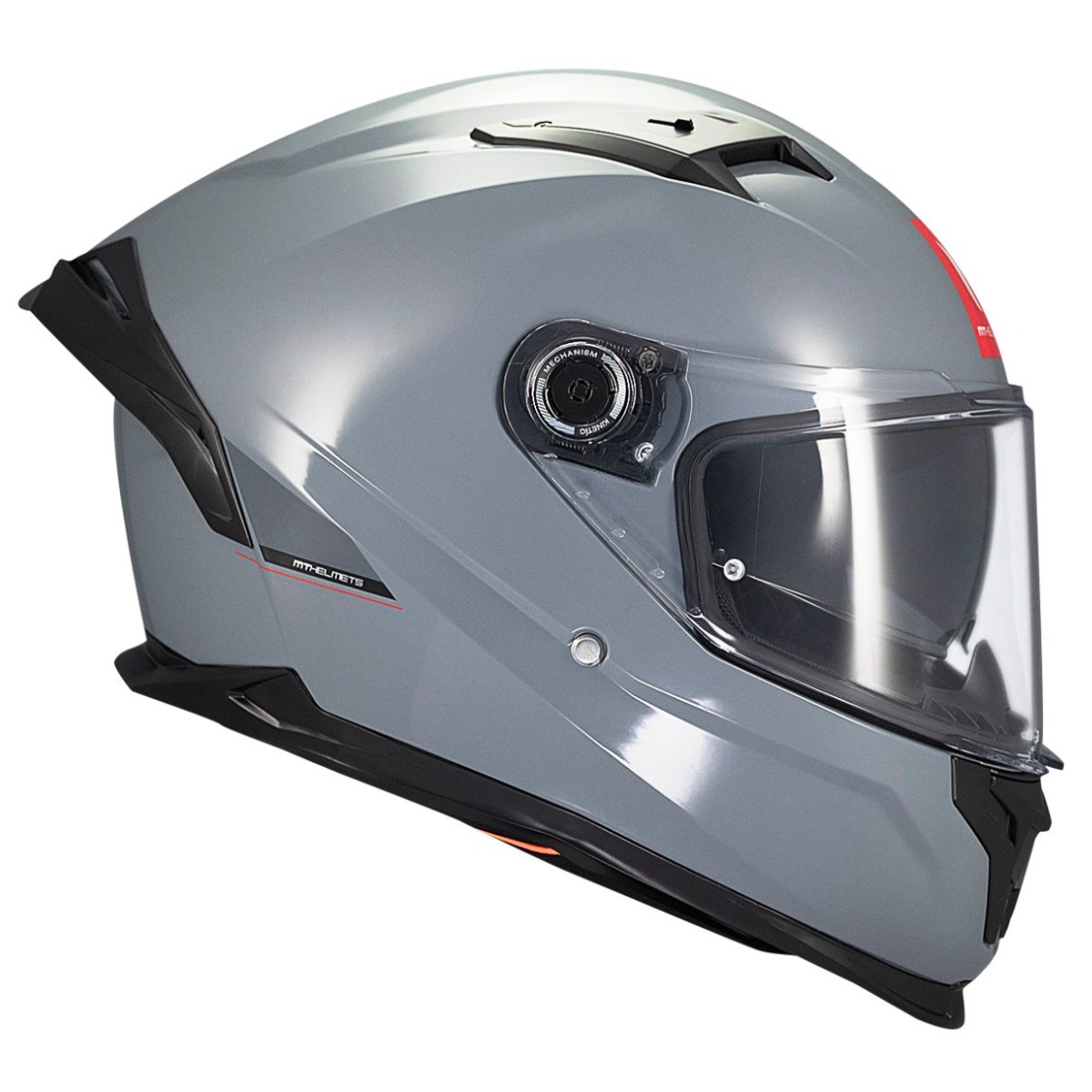 Casco Integral MT BRAKER SV SOLID A12 Gris Brillo