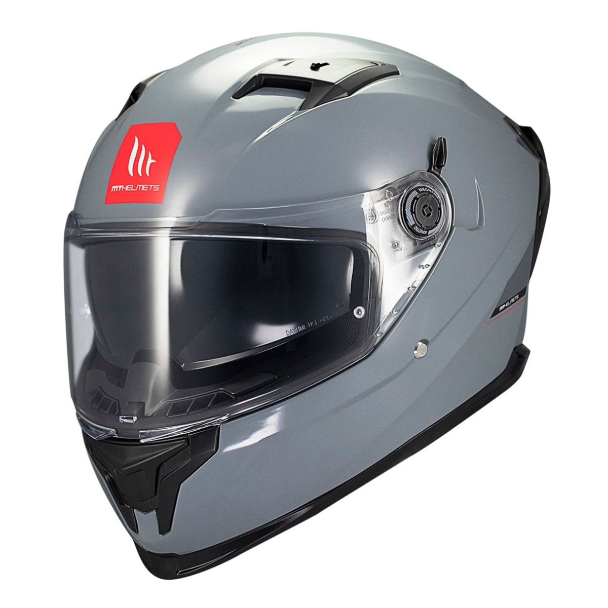 Casco Integral MT BRAKER SV SOLID A12 Gris Brillo