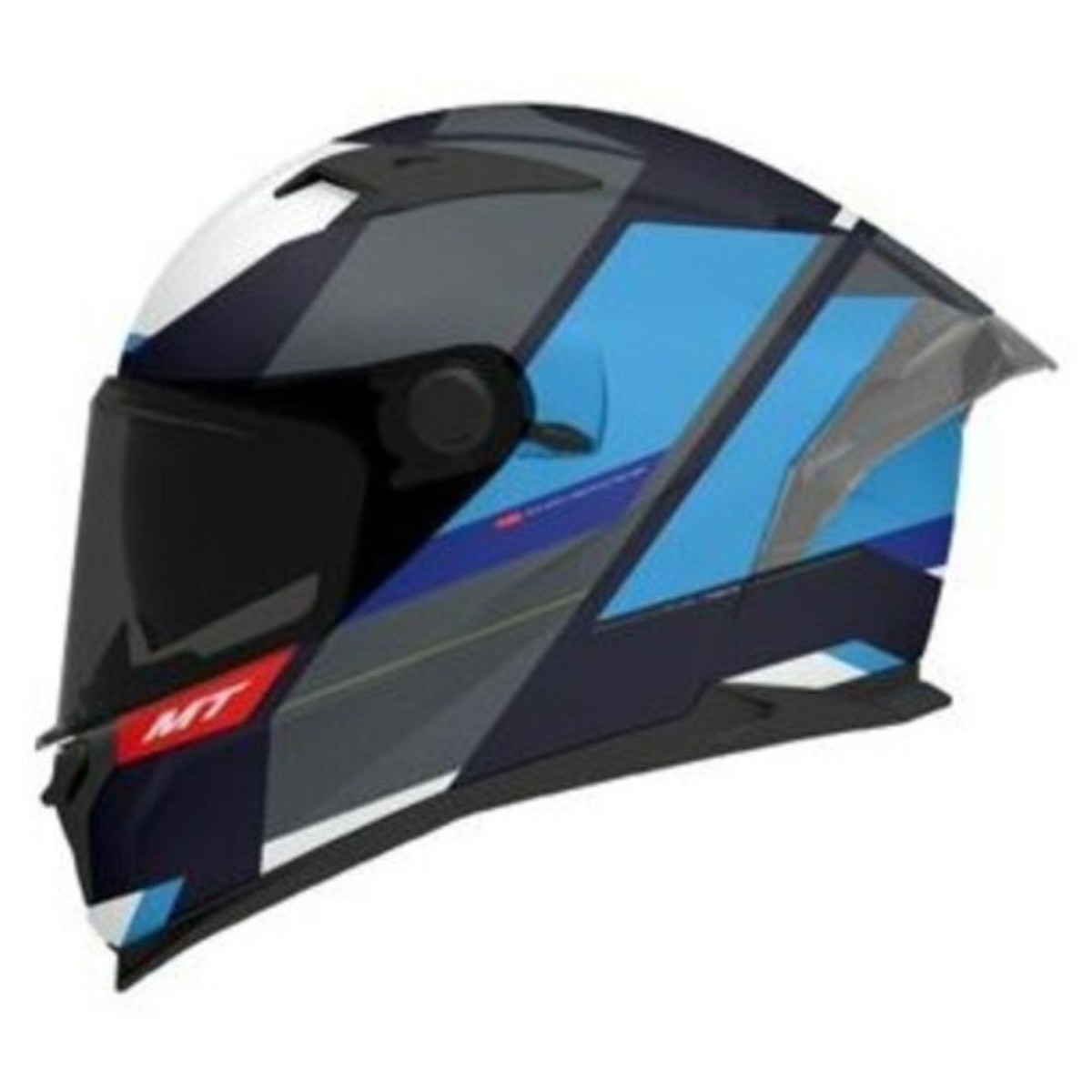 Casco Integral MT BRAKER SV CHENTO C7 Negro/Azul Mate