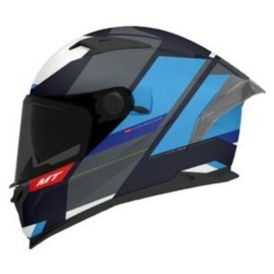 Casco Integral MT BRAKER SV CHENTO C7 Negro/Azul Mate