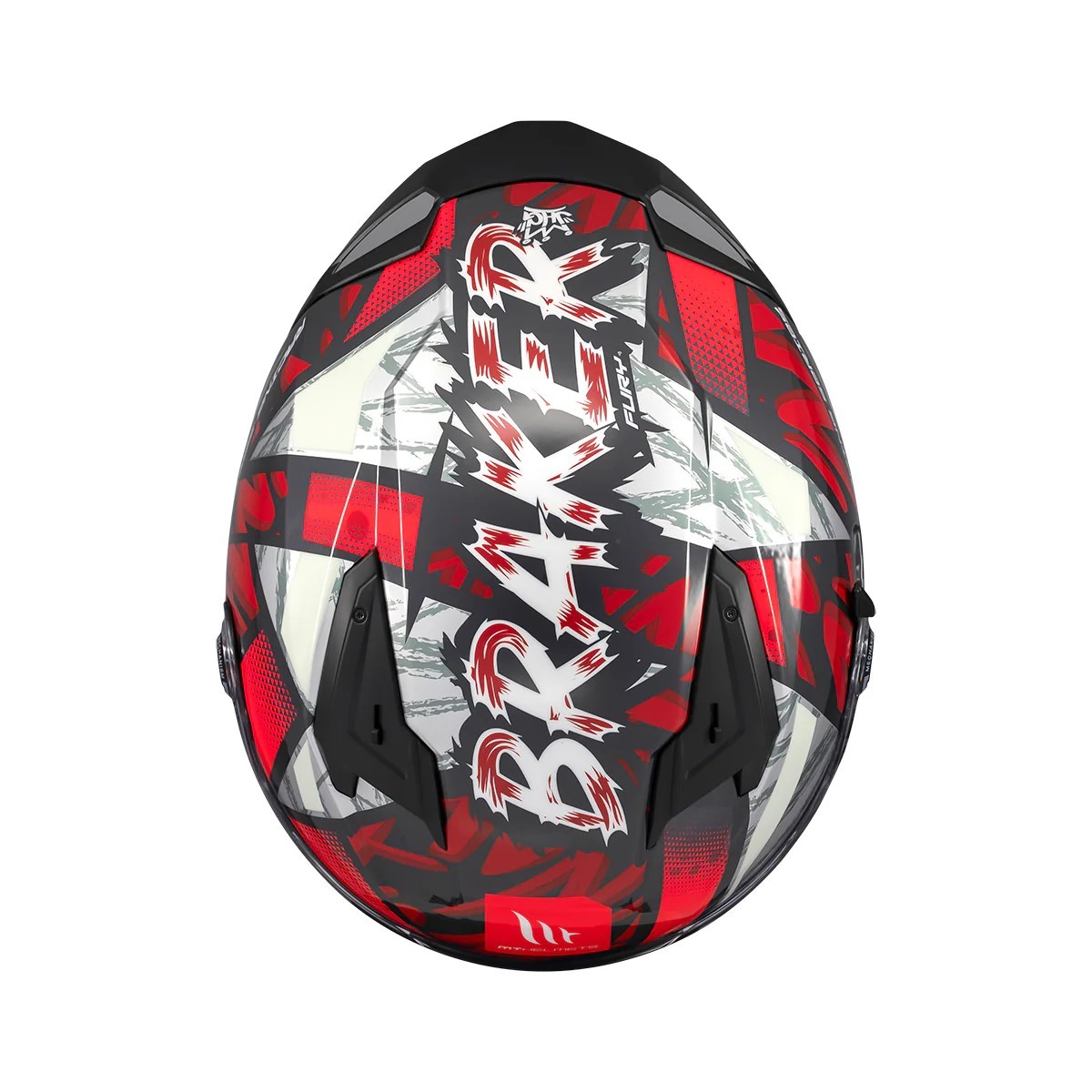 Casco Integral MT BRAKER SV FURY C5 Rojo Brillo 1