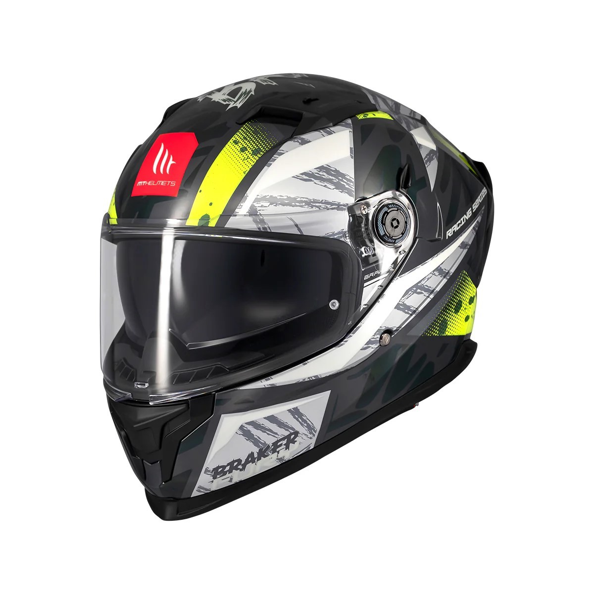 Casco Integral MT BRAKER SV FURY C6 Amarillo Brillo 2