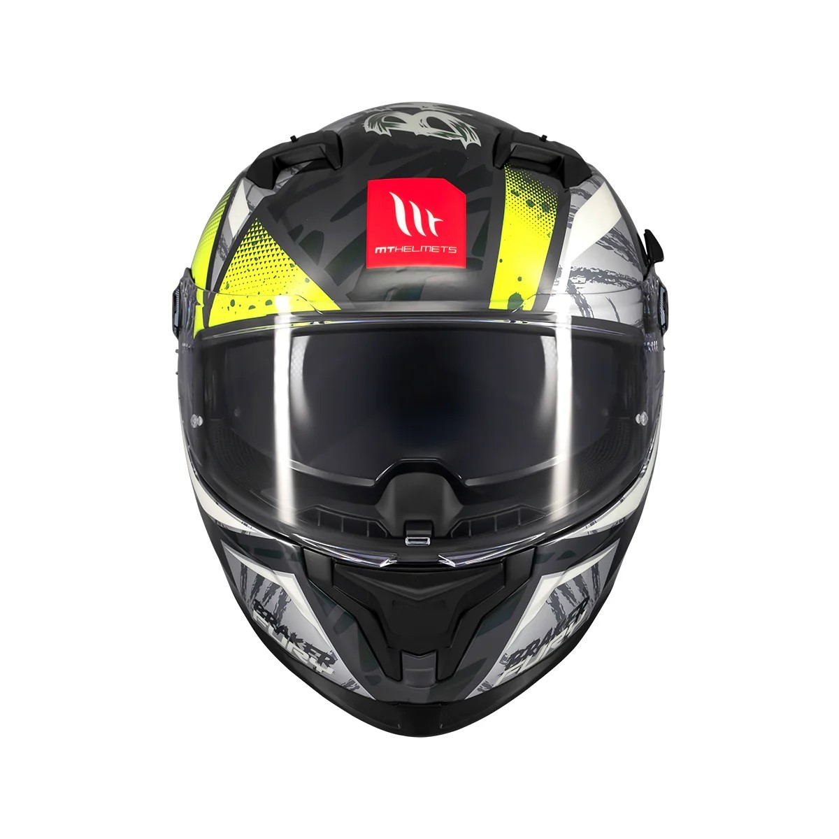 Casco Integral MT BRAKER SV FURY C6 Amarillo Brillo 1