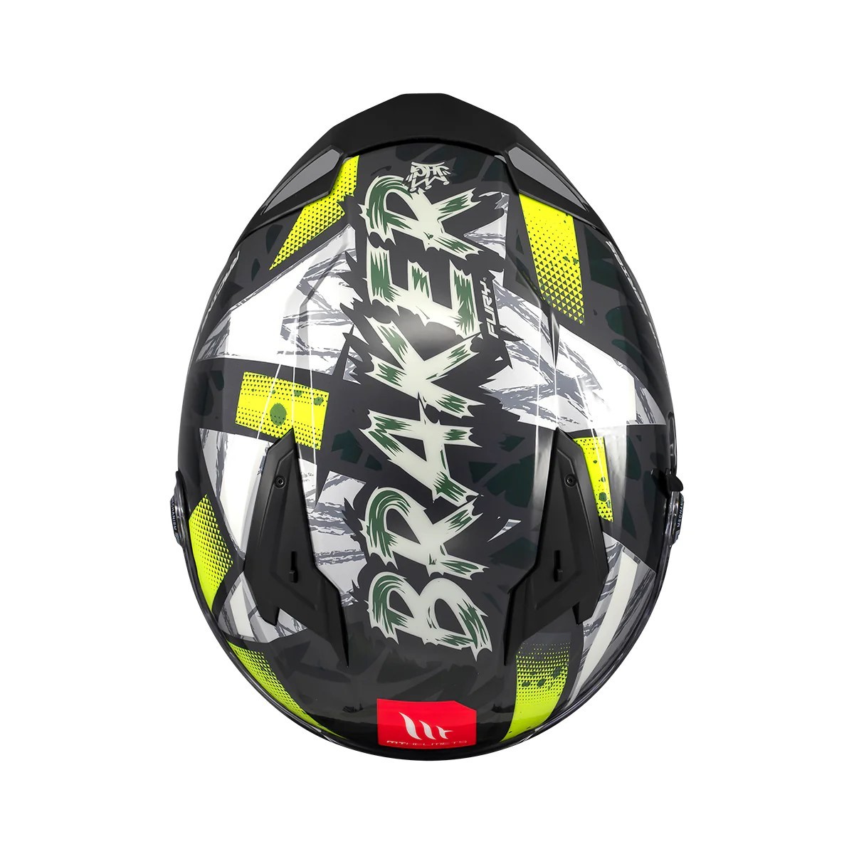 Casco Integral MT BRAKER SV FURY C6 Amarillo Brillo 4