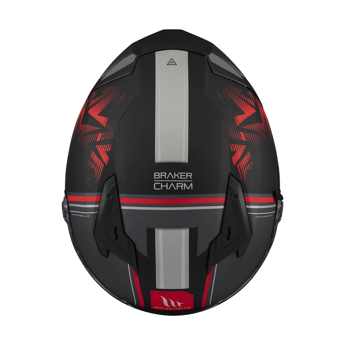 Casco Integral MT BRAKER SV CHARM B5 Rojo MATE 3