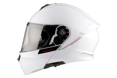 Casco Modular MT GENESIS SV SOLID A0 Blanco Brillo