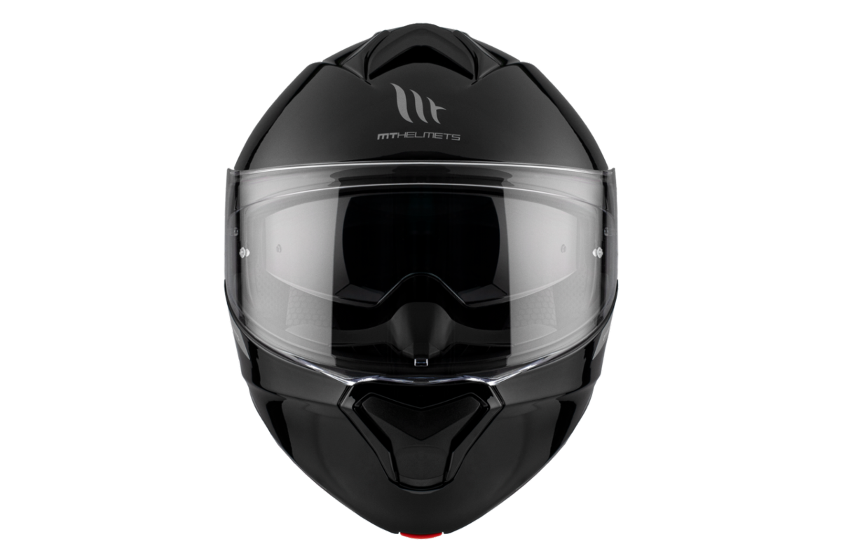 Casco MT GENESIS SV SOLID A1 Modular Negro Brillo 3