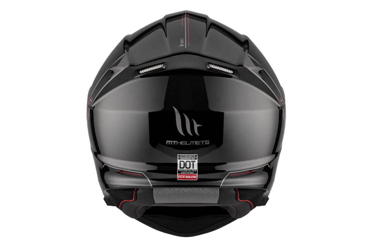 Casco MT GENESIS SV SOLID A1 Modular Negro Brillo 1