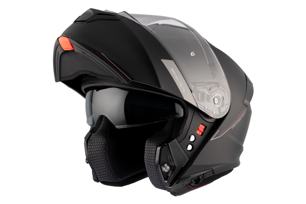 Casco Modular MT GENESIS SV SOLID A1 Negro Mate 1