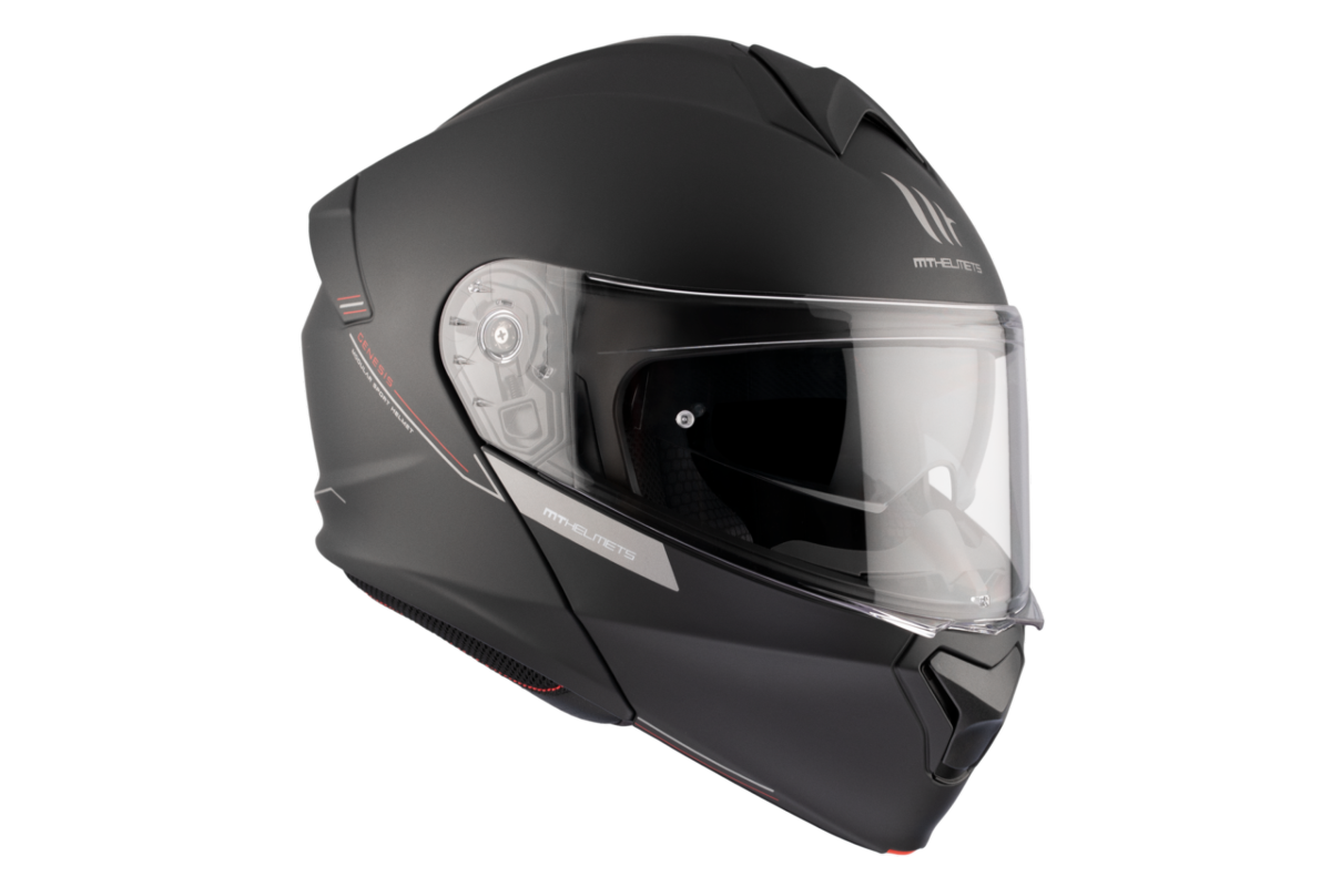 Casco Modular MT GENESIS SV SOLID A1 Negro Mate 6