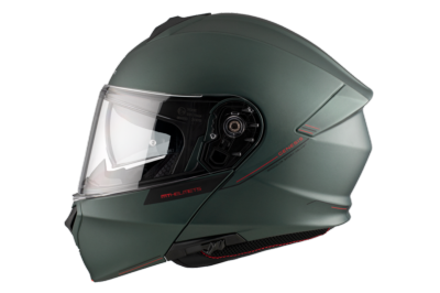 Casco Modular MT GENESIS SV SOLID A6 Verde Mate