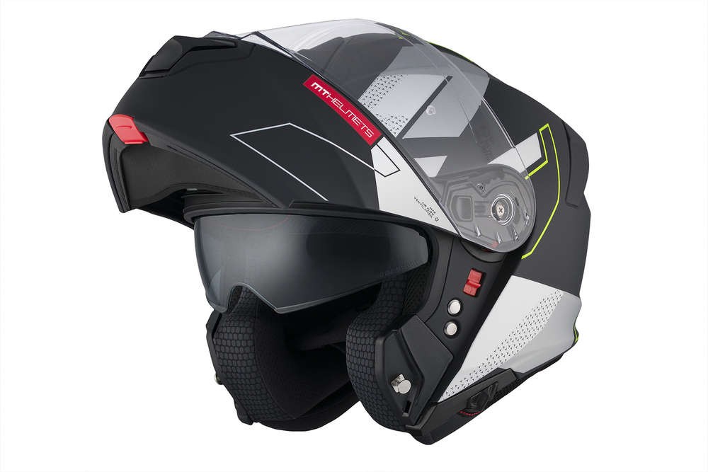 Casco Modular MT GENESIS FU935 SV TALO B2 Mate Negro Gris
