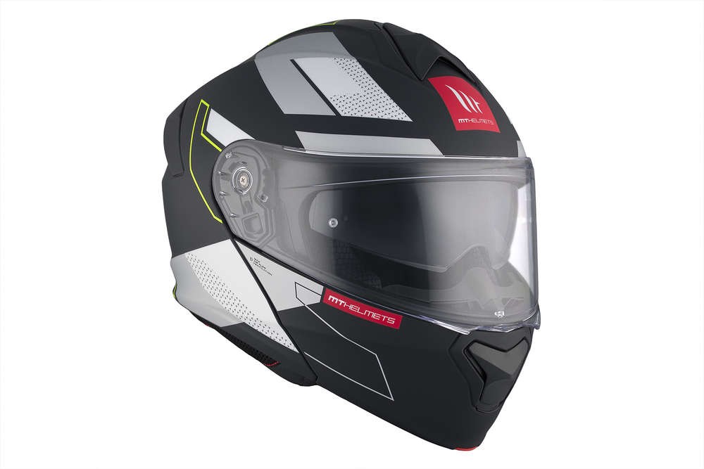 Casco Modular MT GENESIS FU935 SV TALO B2 Mate Negro Gris