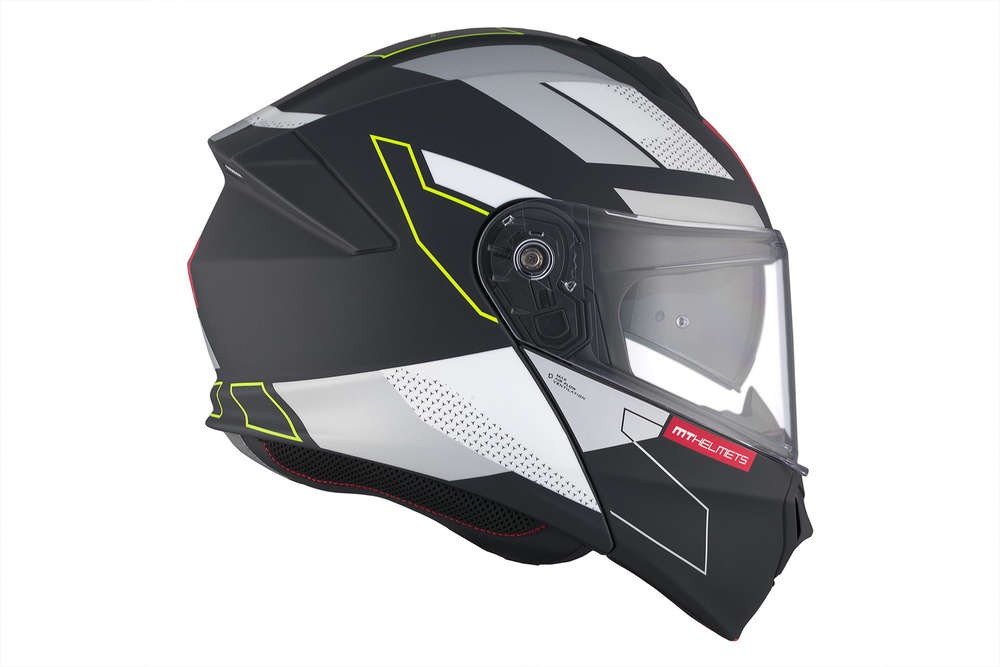 Casco Modular MT GENESIS FU935 SV TALO B2 Mate Negro Gris