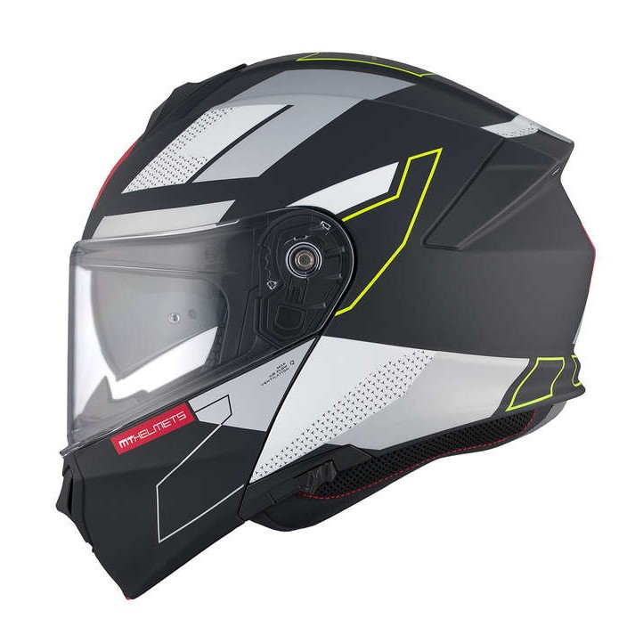 Casco Modular MT GENESIS FU935 SV TALO B2 Mate Negro Gris