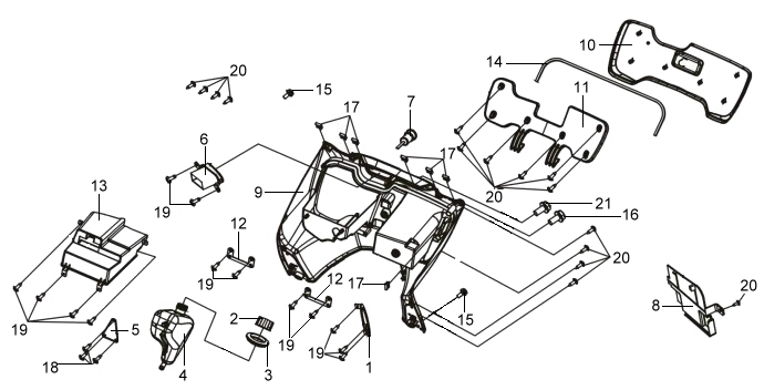 Junta tapón anticongelante SYM 19016-HMA-000 depósito refrigerante 1