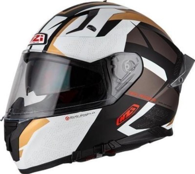 Casco NZI GO RIDER TRIDENT BLACK&GREYK&GOLD