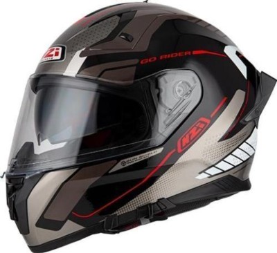 Casco NZI GO RIDER MOTION BLACK&ANTRACITE&WHITE