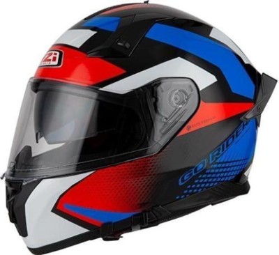 Casco NZI GO RIDER QUADRI BLACK&RED&BLUE