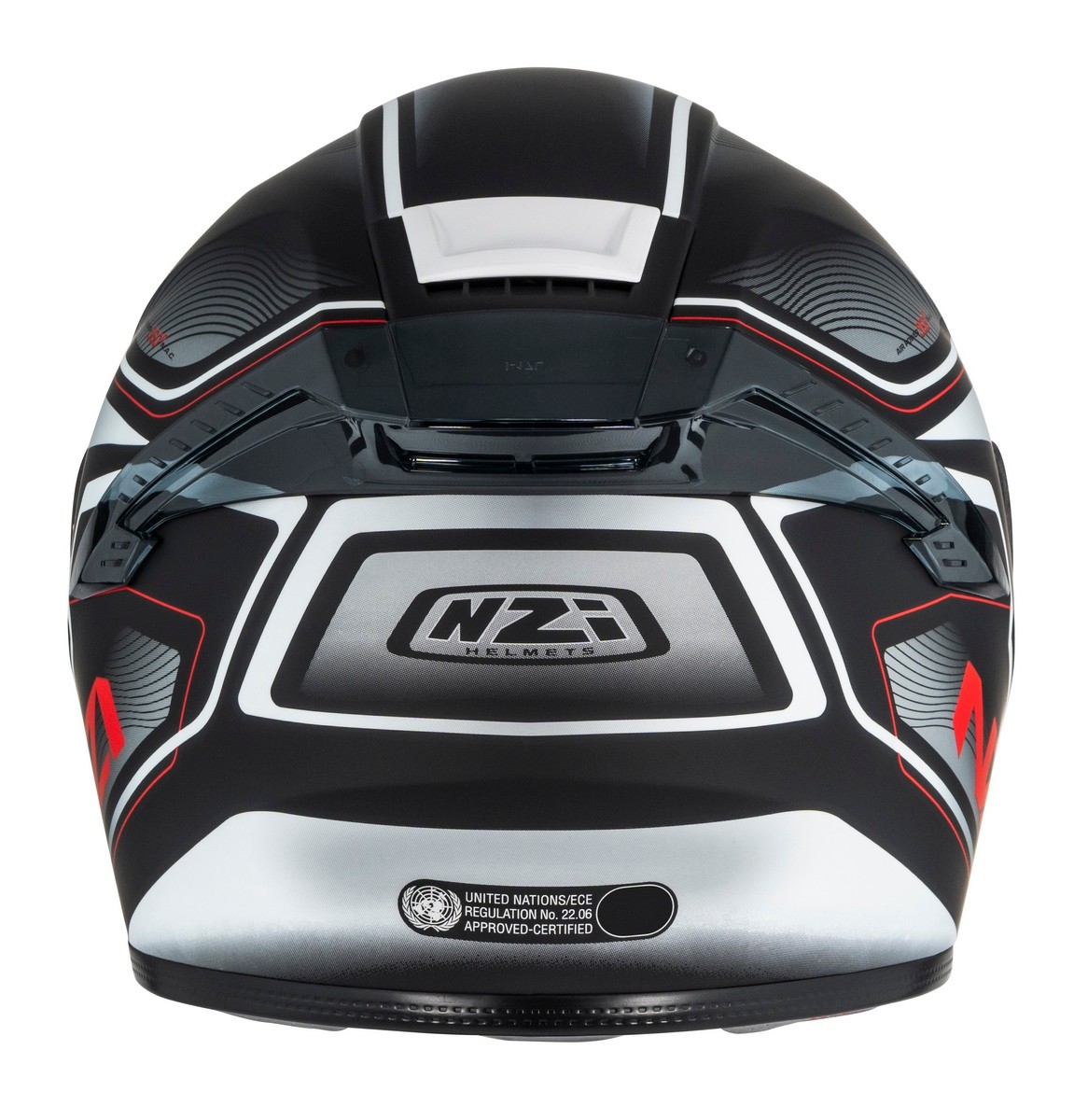 Casco NZI EURUS 4 STREAM DUO CHARMANT Negro/Blanco Mate 2