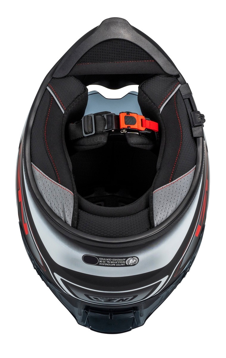Casco NZI EURUS 4 STREAM DUO CHARMANT Negro/Blanco Mate 5