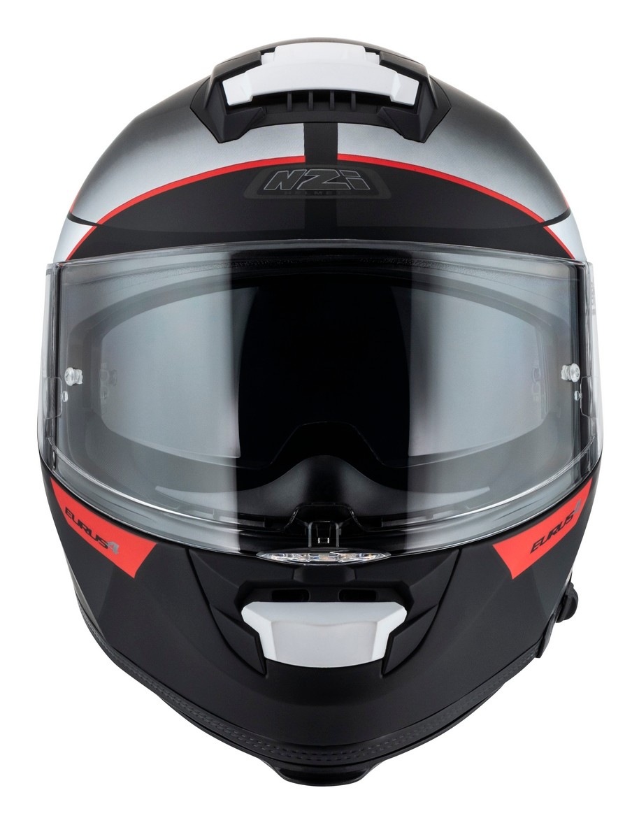 Casco NZI EURUS 4 STREAM DUO VANGUARD Negro/Rojo Mate 5
