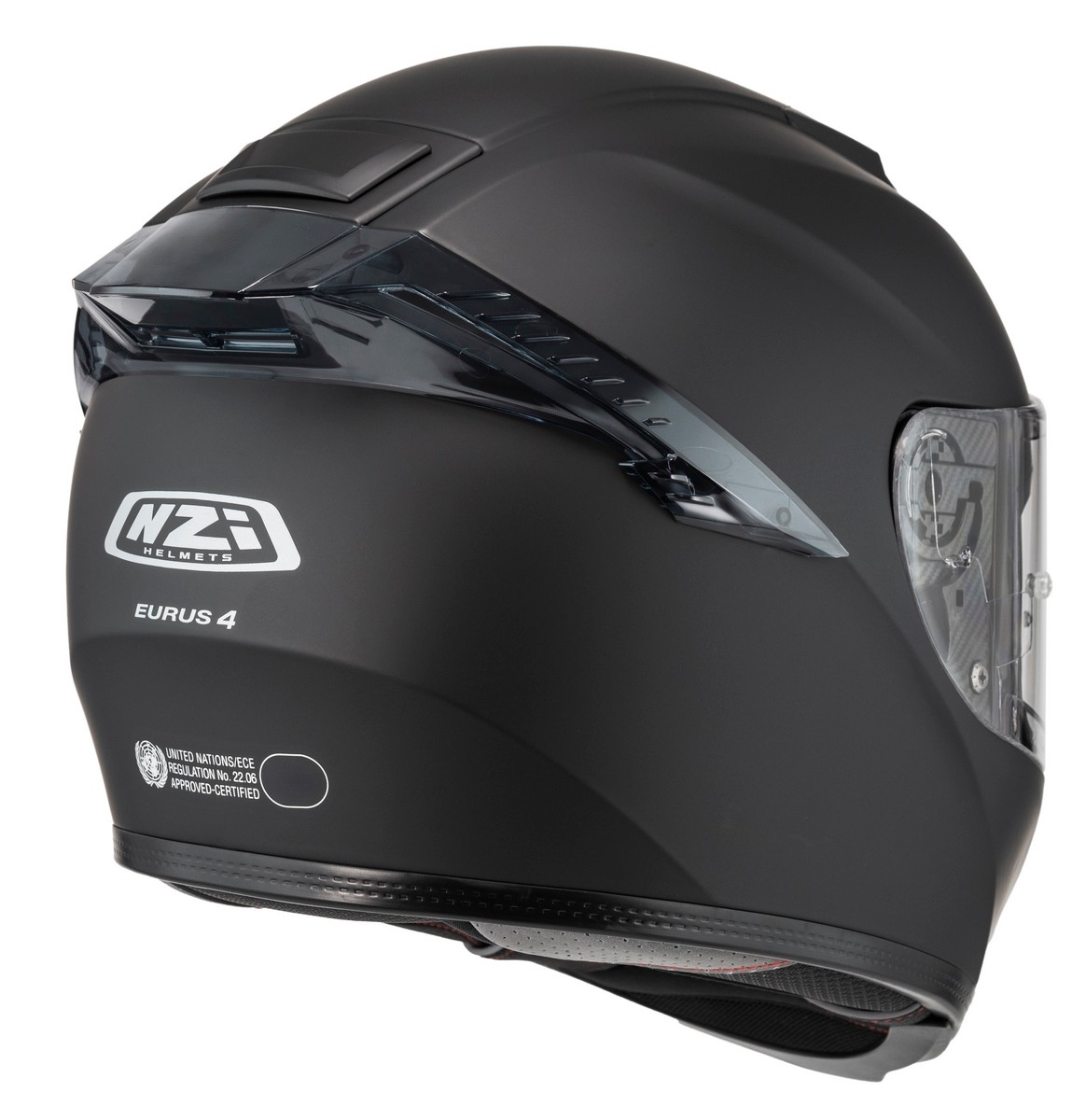 Casco NZI EURUS 4 STREAM DUO SOLID Negro Mate 4