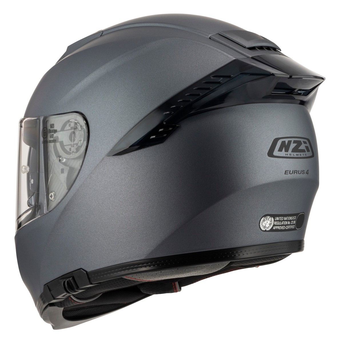 Casco NZI EURUS 4 STREAM DUO SOLID Antracita Mate 5