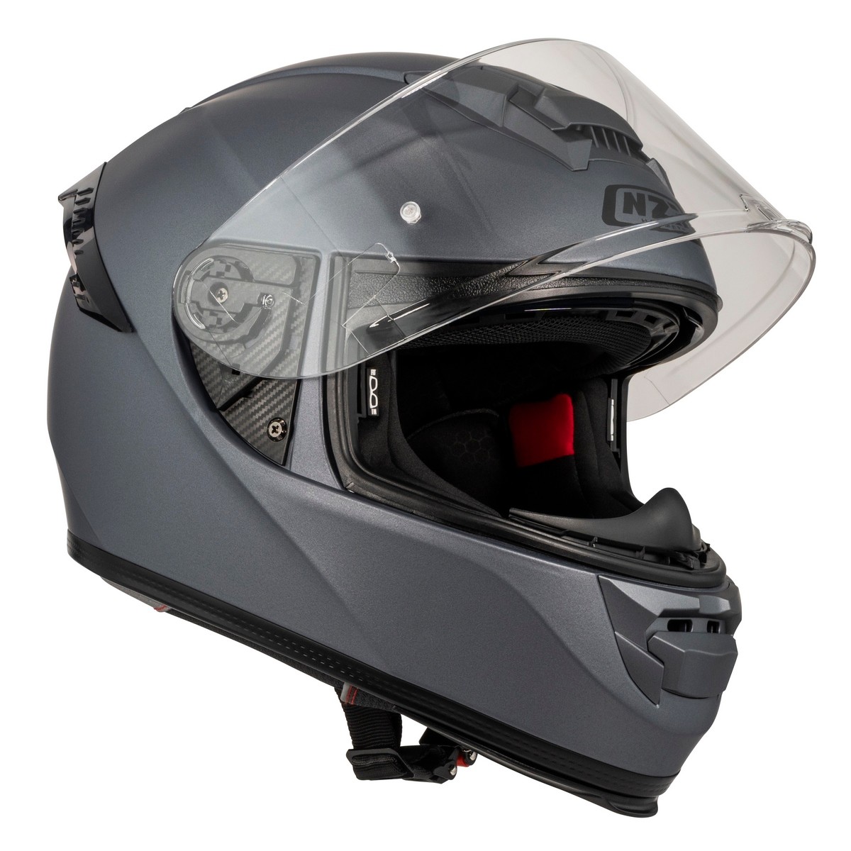 Casco NZI EURUS 4 STREAM DUO SOLID Antracita Mate 1
