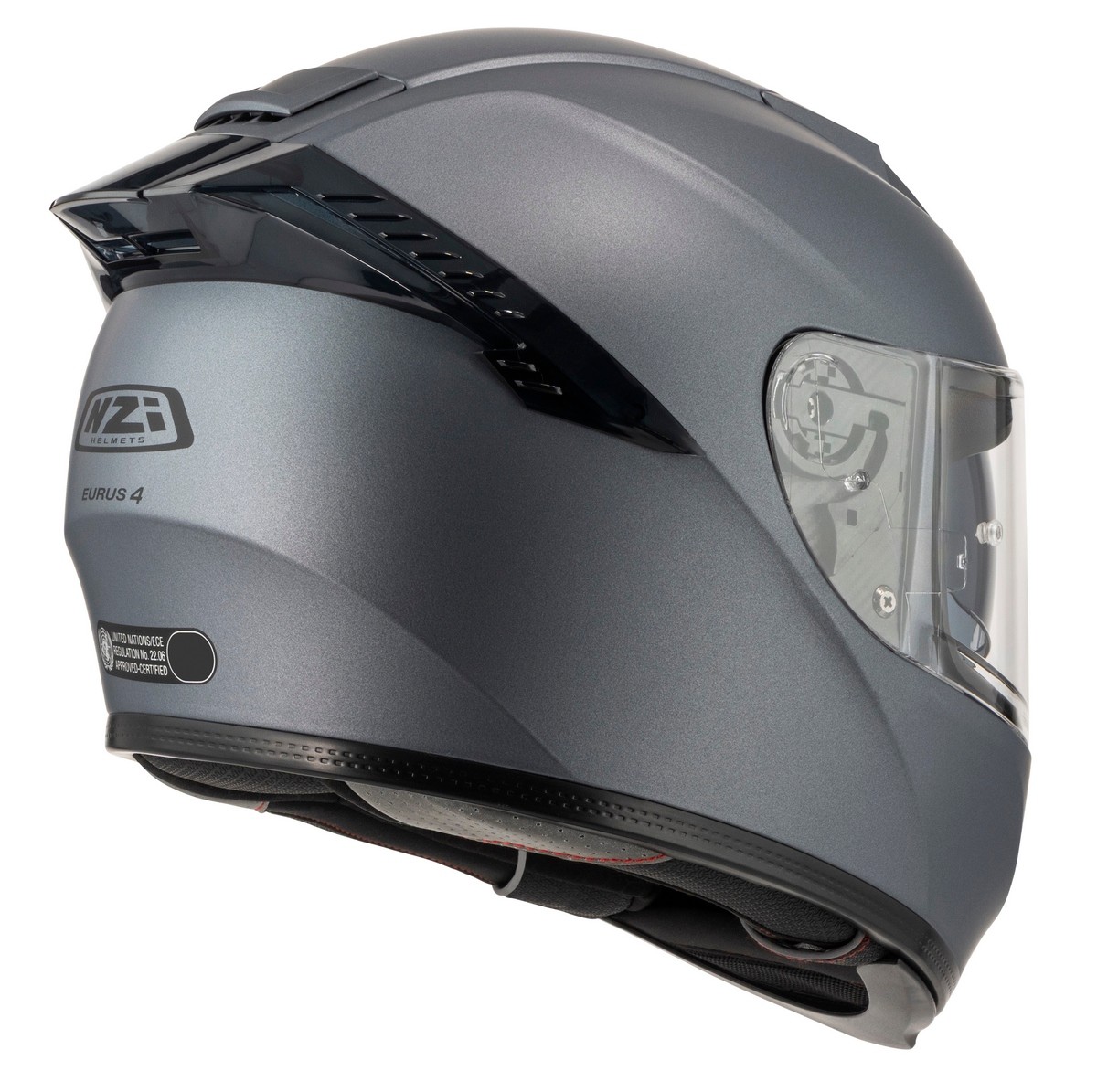 Casco NZI EURUS 4 STREAM DUO SOLID Antracita Mate 6