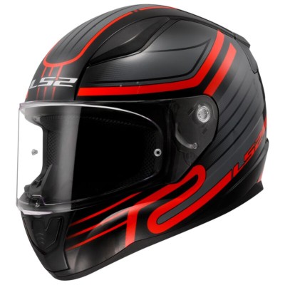 Casco LS2 FF353 RAPID II CIRCUITO NEGRO ROJO 22.06